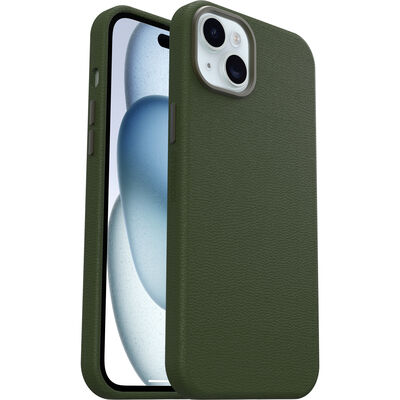 iPhone 15 Plus 保護殼｜Symmetry MagSafe 炫彩幾何系列（仙人掌皮革）