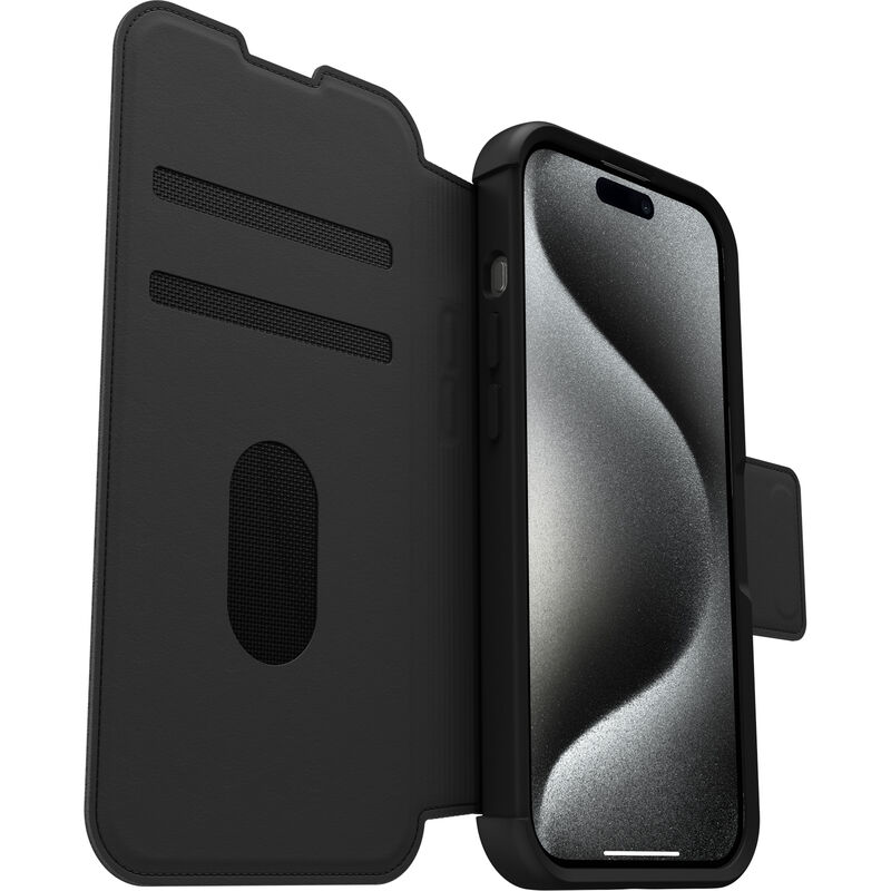 product image 5 - iPhone 15 Pro ケース Strada シリーズ レザーフォリオ