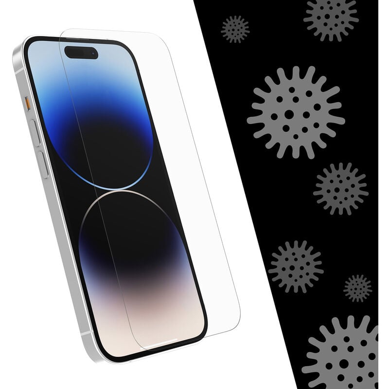 product image 2 - iPhone 14 Proスクリーンプロテクタ ー Amplify Glass抗菌加工シリーズ