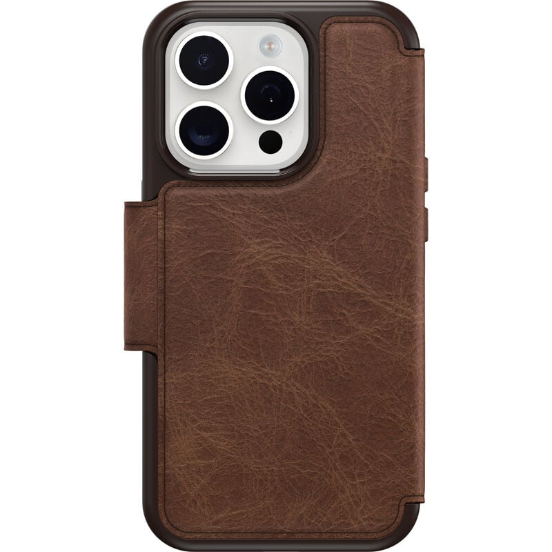 product image 1 - iPhone 15 Pro Case Strada Series Folio MagSafe