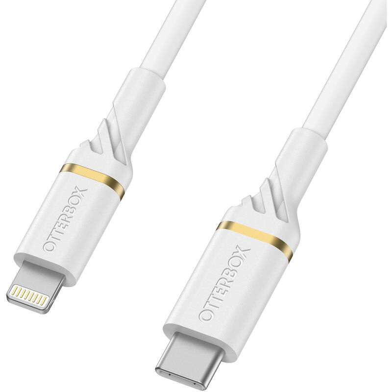 product image 3 - Lightning 至 USB-C 雙輸出快速耐用插牆式電源轉換器套裝(Type A)