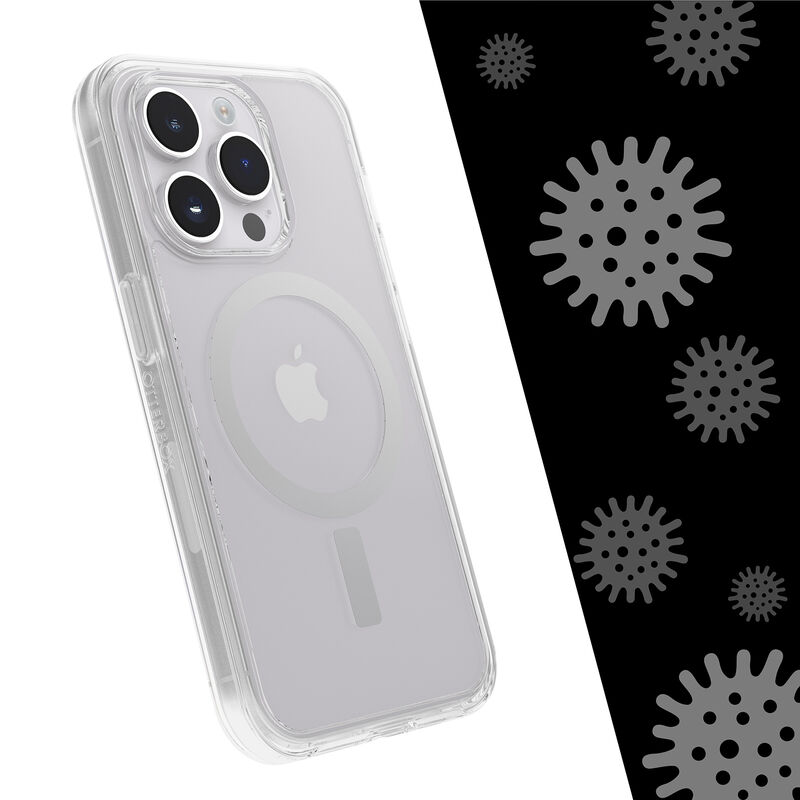 product image 4 - iPhone 14 Pro Case for MagSafe Symmetry Series+ Clear Antimicrobial