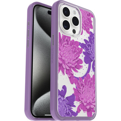 iPhone 15 Pro Max Case | Symmetry Series Clear for MagSafe - Fluttering Flora