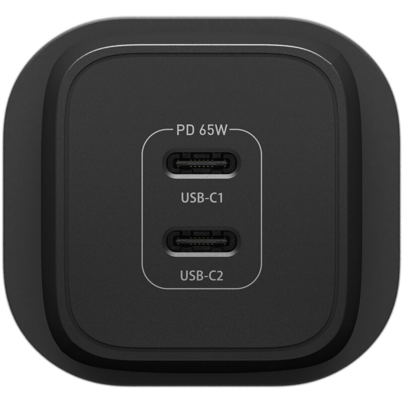 product image 3 - 雙輸出USB-C 插牆式電源轉換器 (Type G) - 65W 快速充電