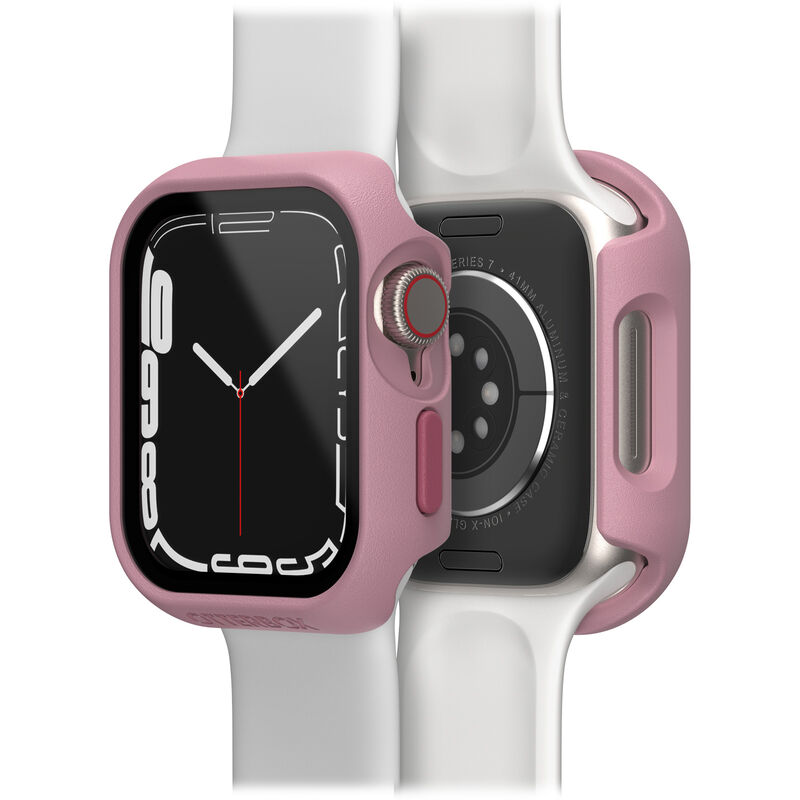 2個 Apple Watch パンド 44mm バンパーケース ピンク レッド