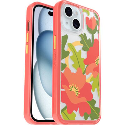 iPhone 15、iPhone 14、iPhone 13 ケース｜Symmetry MagSafe ケースシリーズ（Fluttering Flora）