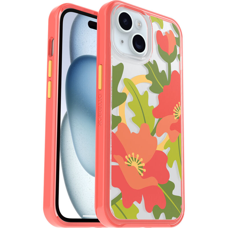 product image 1 - iPhone 15、iPhone 14、iPhone 13 ケース Symmetry MagSafe シリーズ（Fluttering Flora）