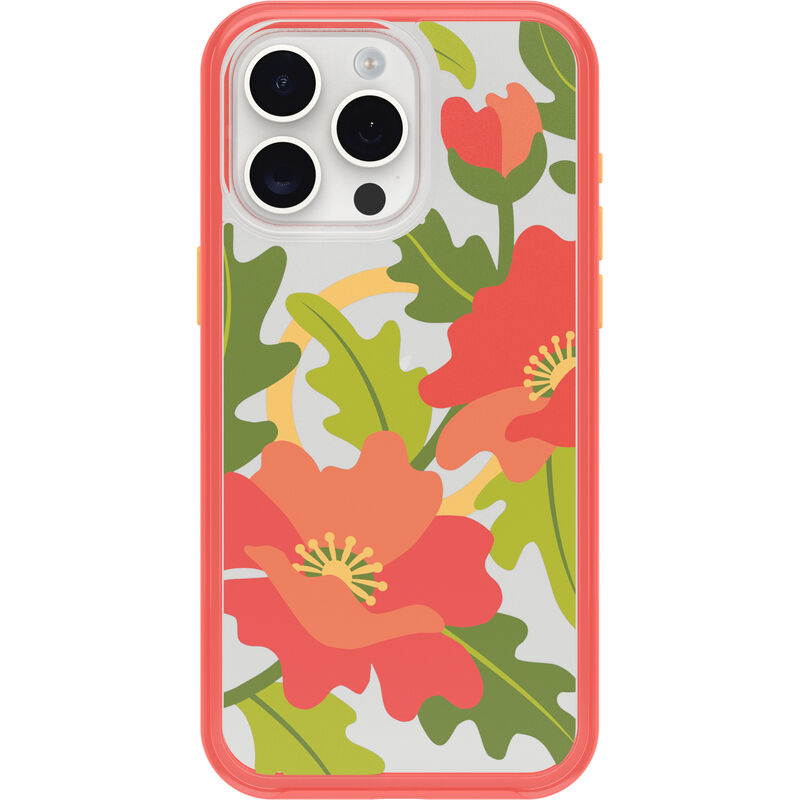 product image 2 - iPhone 15 Pro Max ケース Symmetry MagSafe シリーズ（Fluttering Flora）