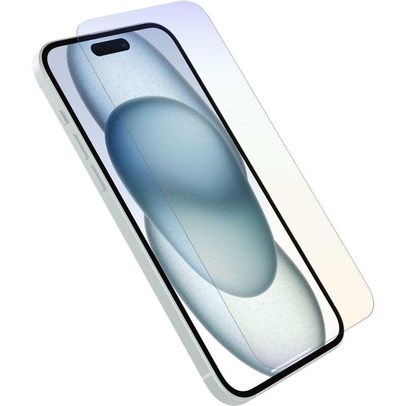 product image 1 - iPhone 15 Plus スクリーンプロテクター Premium Pro Glass Blue Light Antimicrobial
