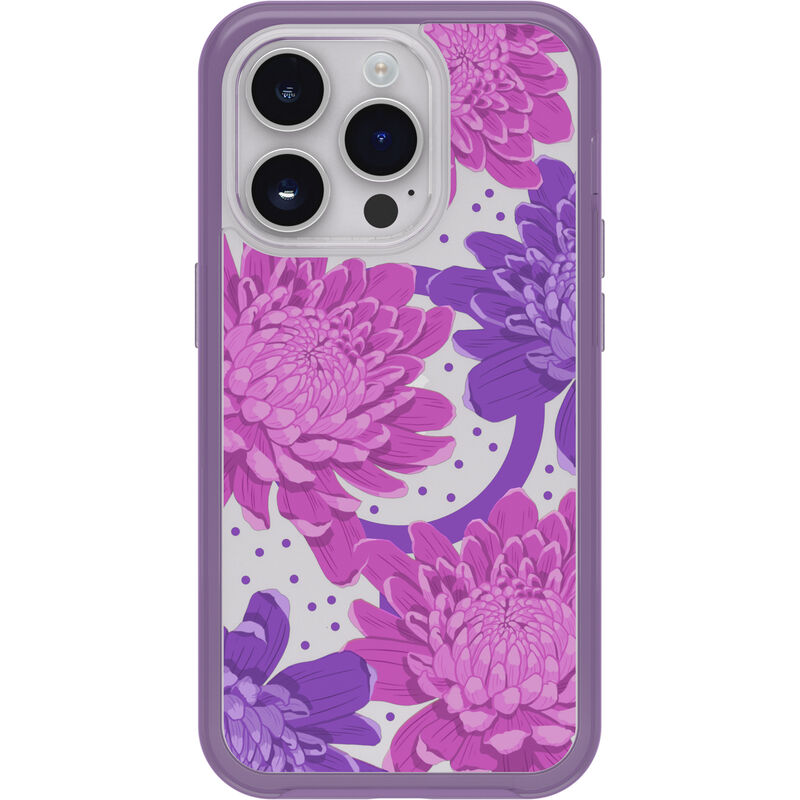 product image 2 - iPhone 14 Pro ケース Symmetry MagSafe ケースシリーズ（Fluttering Flora）