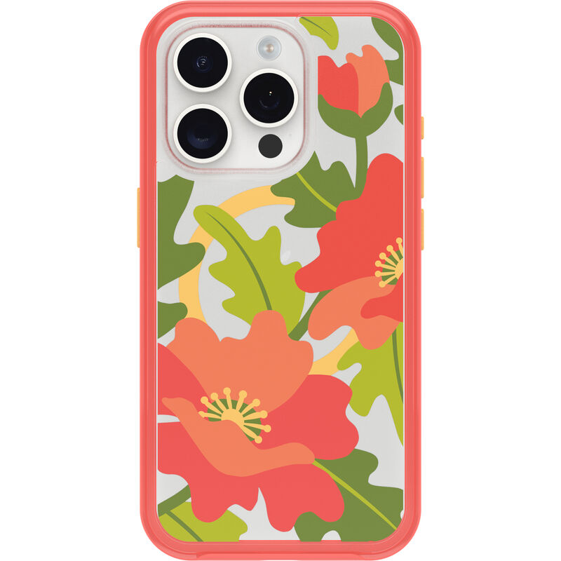 product image 2 - iPhone 15 Pro ケース Symmetry MagSafe シリーズ（Fluttering Flora）