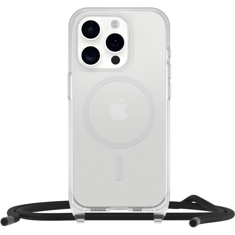 product image 1 - iPhone 15 Pro 保護殼 React 簡約時尚系列（配背帶）