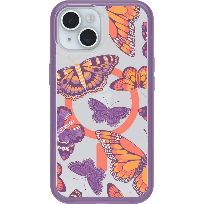 product image 2 - iPhone 15、iPhone 14、iPhone 13 ケース Symmetry MagSafe シリーズ（Fluttering Flora）