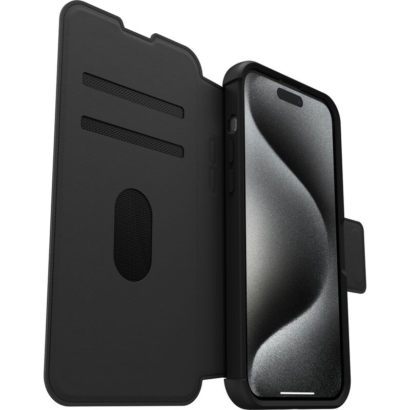 product image 5 - iPhone 15 Pro Max Case Strada Series Folio MagSafe