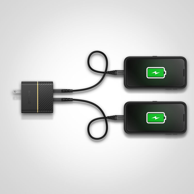 product image 5 - USB-C 雙輸出快速耐用插牆式電源轉換器(Type A) - 50W