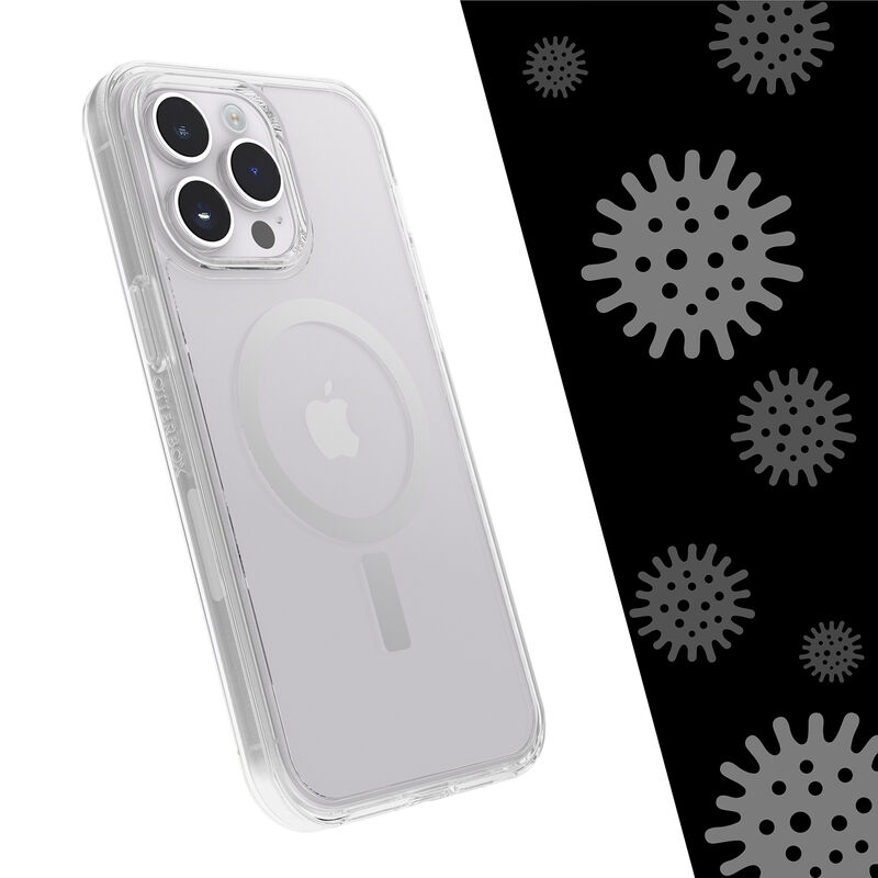 product image 3 - iPhone 14 Pro Max Case for MagSafe Symmetry Series+ Clear Antimicrobial