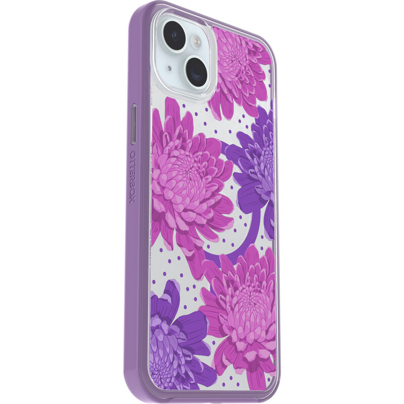 product image 3 - iPhone 15 Plus and iPhone 14 Plus Case Symmetry Series Clear for MagSafe Fluttering Flora