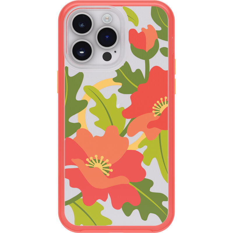 product image 2 - iPhone 14 Pro Max ケース Symmetry MagSafe ケースシリーズ（Fluttering Flora）
