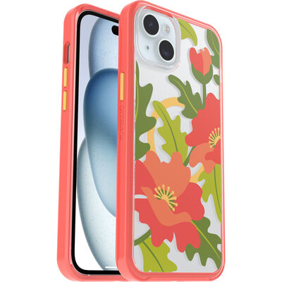 iPhone 15 Plus、iPhone 14 Plus ケース｜Symmetry MagSafe シリーズ（Fluttering Flora）