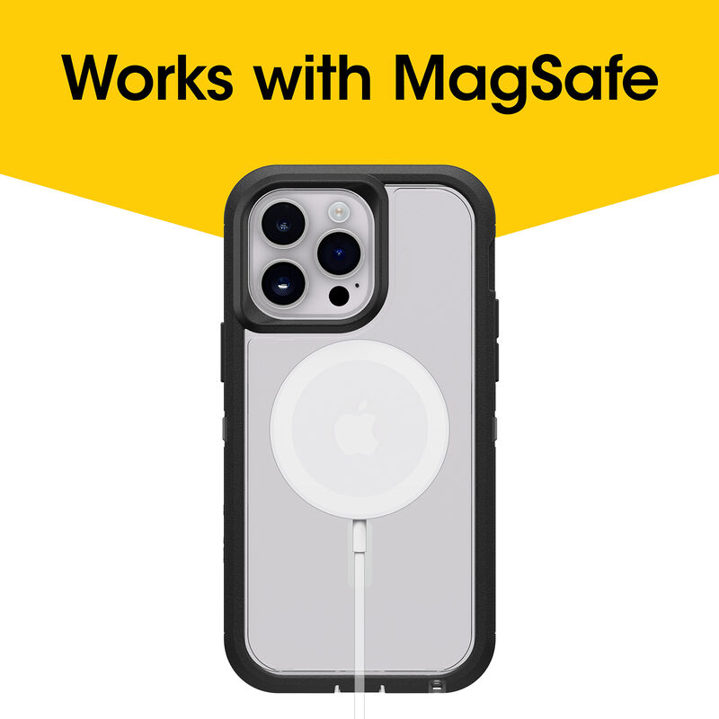 product image 2 - iPhone 14 Pro Max Case with MagSafe Defender Series XT Clear