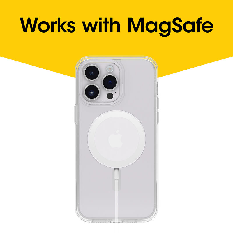 product image 2 - iPhone 14 Pro Max Case for MagSafe Symmetry Series Clear Antimicrobial for MagSafe