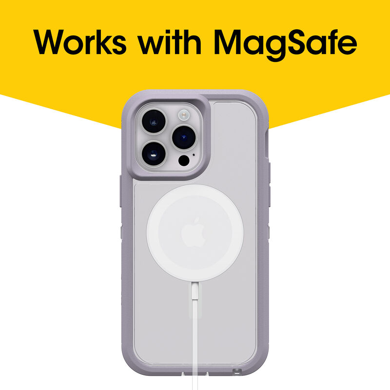 product image 2 - iPhone 14 Pro Max Case with MagSafe Defender Series XT Clear