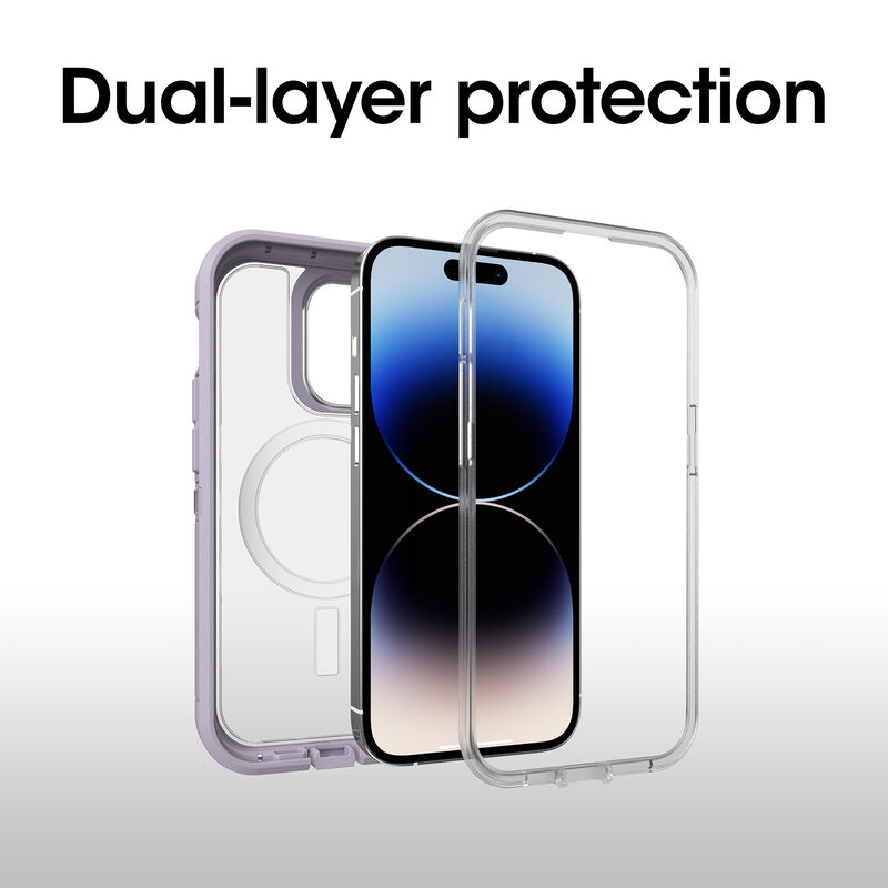 product image 3 - iPhone 14 Pro Case with MagSafe Defender Series XT Clear