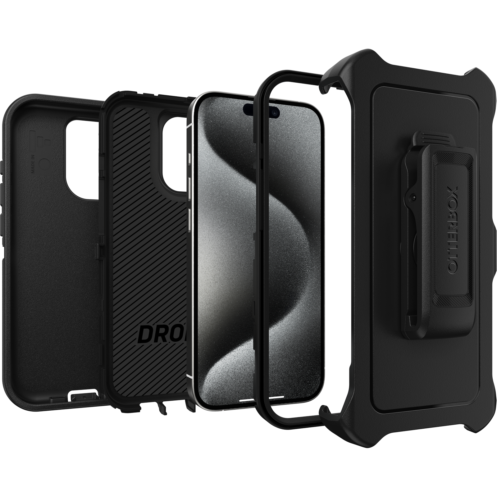 OtterBox ディフェンダーシリーズ スクリーンレスエディションケース iPhone 13 Pro用 (のみ) - ケースのみ - 非小売パッケージ - フォートブルー